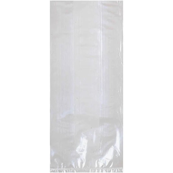 Small Clear Plastic Treat Bags With Twist Ties 4" x 9 1/2" | 25ct.