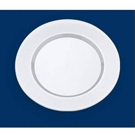 Clear 10.25" Dinner Plates | 15ct