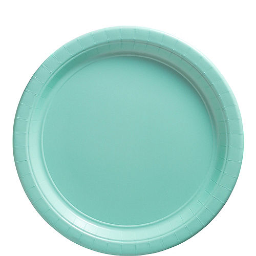 Robin's Egg Blue Lunch Paper Plates 8.5" | 20ct
