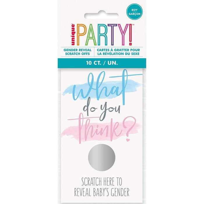 Gender Reveal Party Scratch-off Game | 10 ct