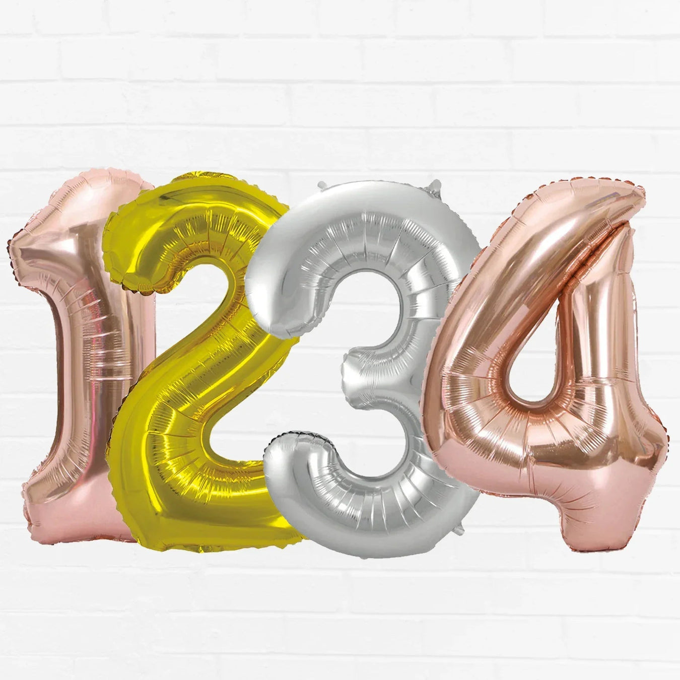 16" Air Filled Number Balloons - Zurchers