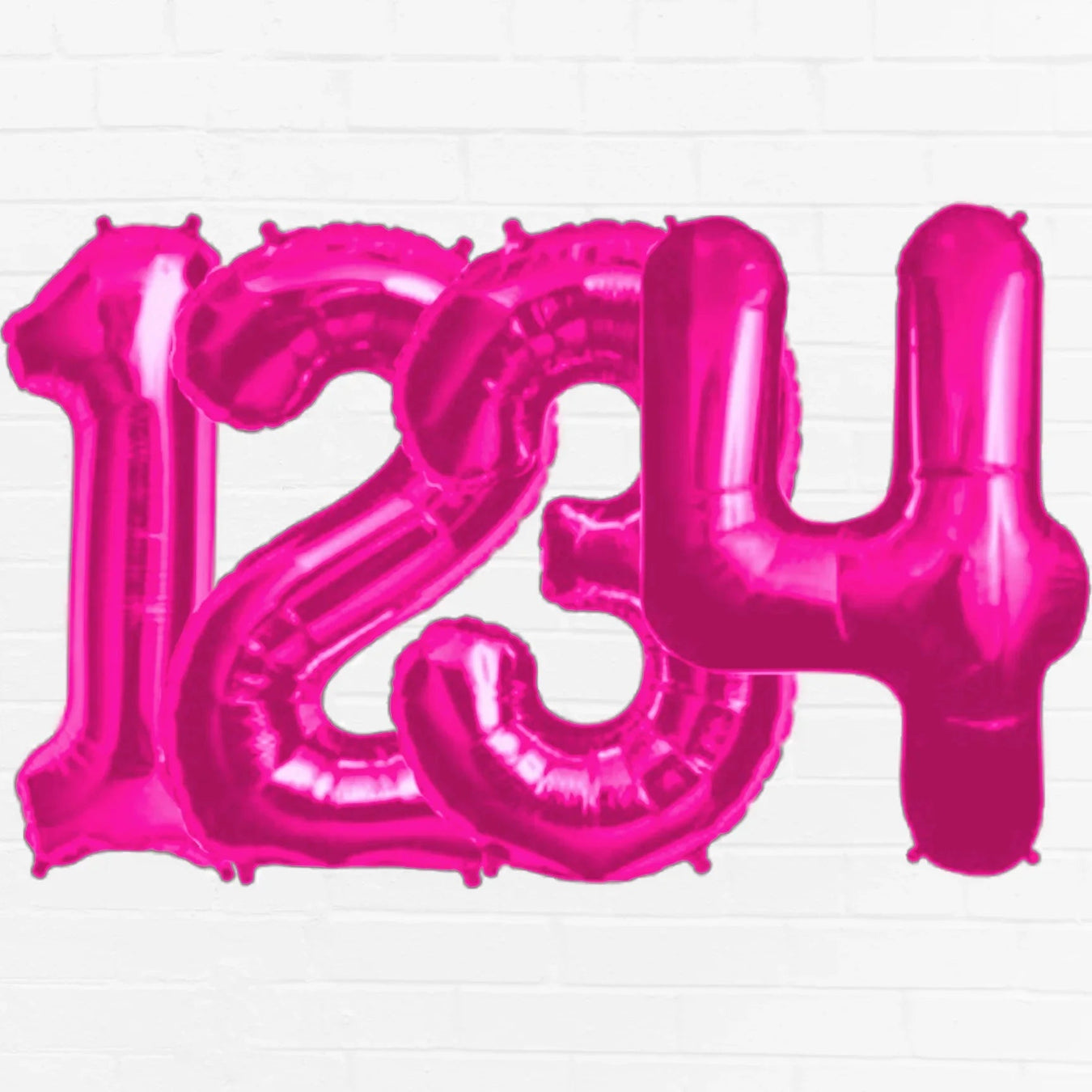 Pink Number Balloons - Zurchers