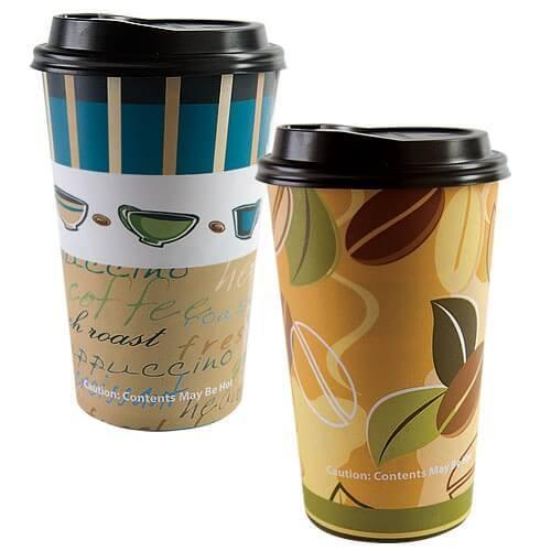 Premium Paper Hot/Cold Cups 12 or 16 oz. | 16 ct - Zurchers
