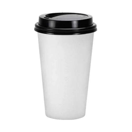 Premium Paper Coffee Cups With Lids 16 oz. | 60 ct - Zurchers
