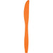 Sunkissed Orange Plastic Knives | 24ct - Zurchers