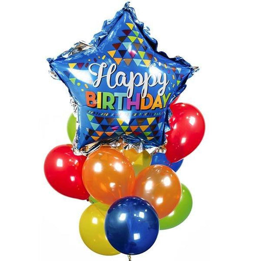 Happy Birthday Blue Star Bouquet | 11 pcs - Zurchers