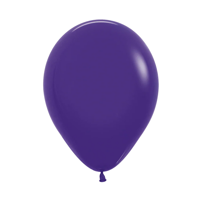 Metallic Violet Latex Balloon w/ Helium & Hi - Float, 11" | 1 ct - Zurchers