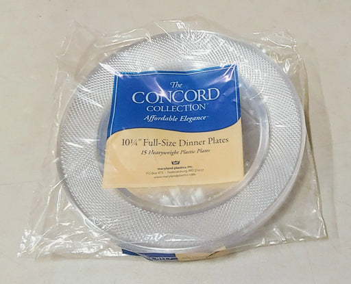 Clear 10.25" Dinner Plates | 15ct - Zurchers