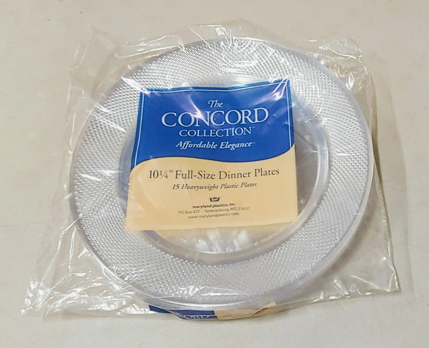 Clear 10.25" Dinner Plates | 15ct - Zurchers