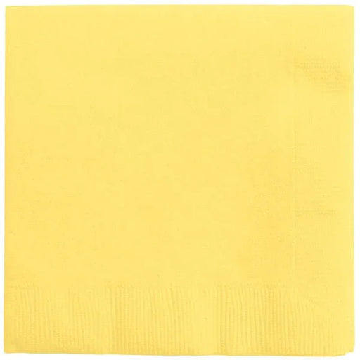 Light Yellow Beverage Napkins | 50ct - Zurchers