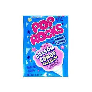 Pop Rocks Cotton Candy Popping Candy .33oz | 1ct