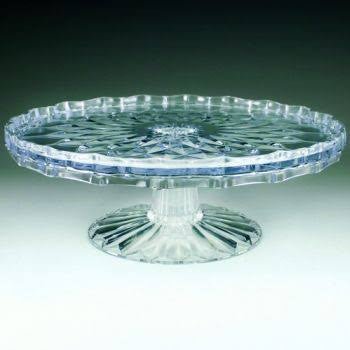 Clear Cake Plate w/ Pedestal 10" | 1 ct - Zurchers