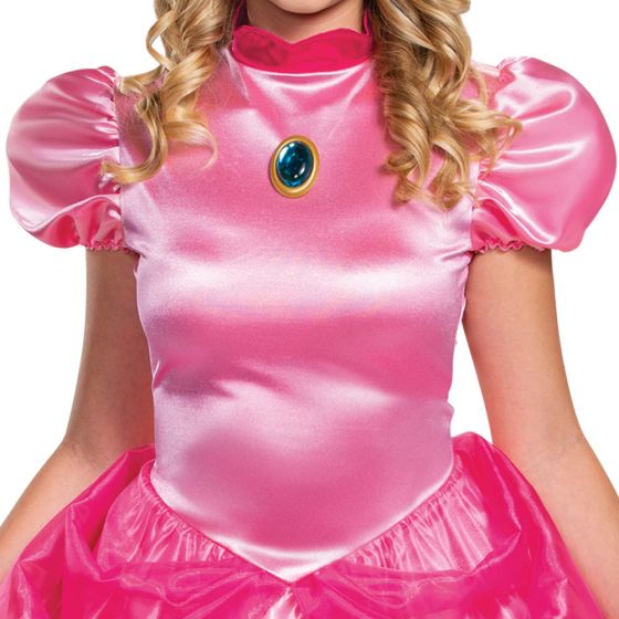 Super Mario Princess Peach Adult Deluxe Costume | 1 ct