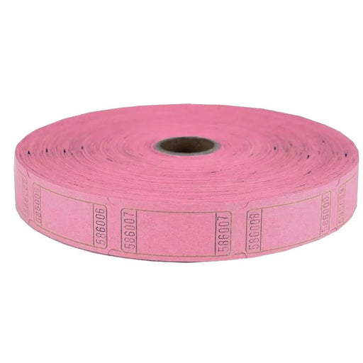 Pink Single Ticket Roll | 2,000 Tickets - Zurchers