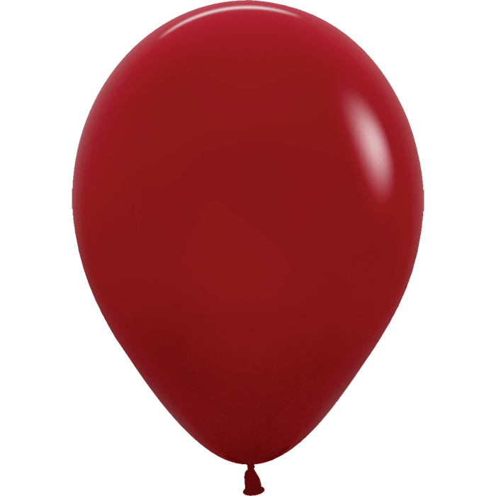 11" Sempertex Latex Balloon Pack, Imperial Red | 100 ct - Zurchers