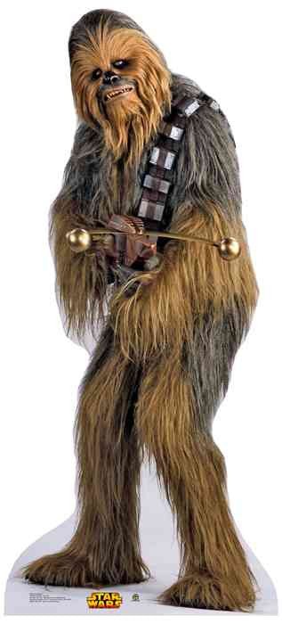 Life - size Chewbacca Star Wars Cardboard Cutout *Made to order - please allow 10 - 14 days for processing* - Zurchers