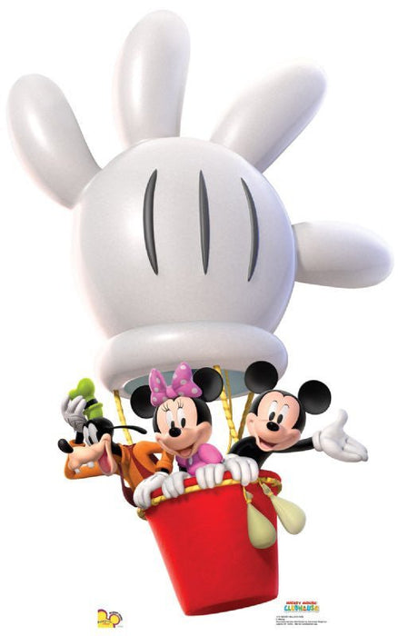 Mickey Mouse Balloon Ride Lifesize Standup *Made to order - please allow 10 - 14 days for processing* - Zurchers