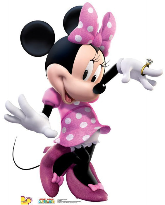 Life - size Minnie Mouse Dancing Cardboard Cutout *Made to order - please allow 10 - 14 days for processing* - Zurchers