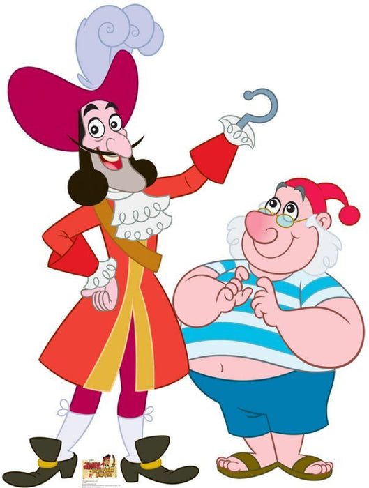 Captain Hook and Mr. Smee - Jake and Neverland Pirates Cardboard Standup *Made to order-please allow 10-14 days for processing*