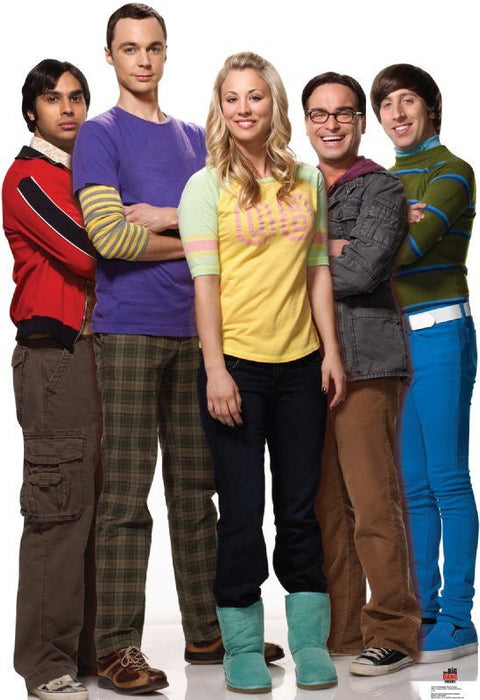 Big Bang Theory Group Lifesize Standup *Made to order-please allow 10-14 days for processing*