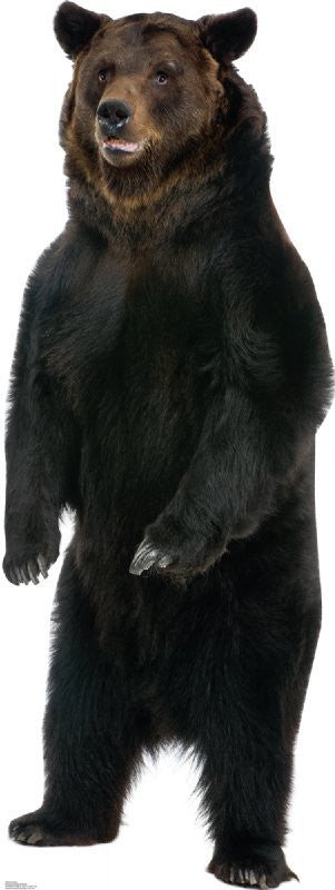 Brown Bear Lifesize Standup *Made to order-please allow 10-14 days for processing*
