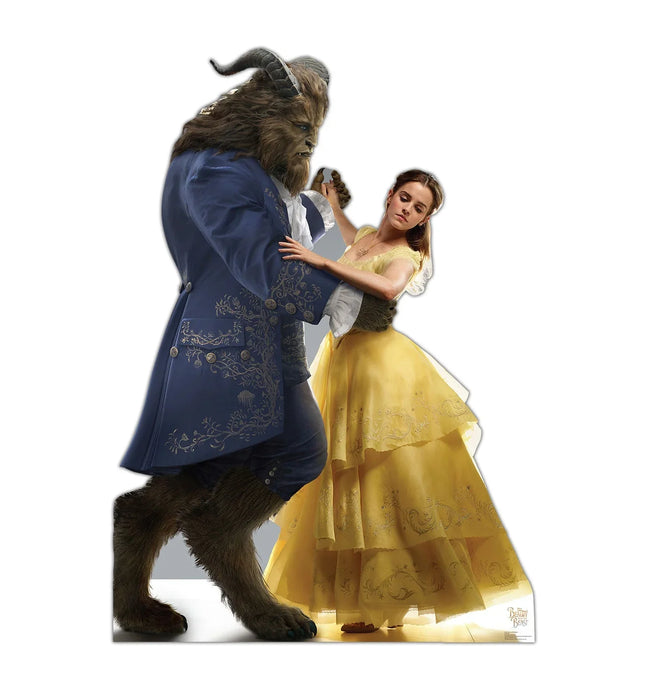 Belle and the Beast - Beauty and the Beast Lifesize Standup *Made to order - please allow 10 - 14 days for processing* - Zurchers