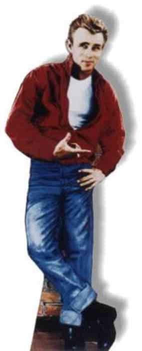 James Dean Red Jacket Lifesize Standup *Made to order - please allow 10 - 14 days for processing* - Zurchers