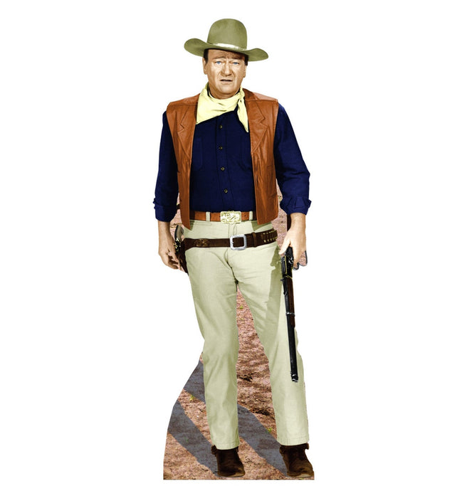 Life - size John Wayne - Rifle at Side Cardboard Cutout *Made to order - please allow 10 - 14 days for processing* - Zurchers