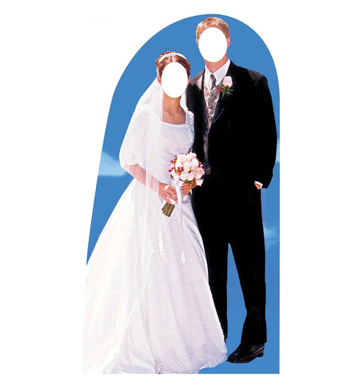 Bride and Groom Stand - In Cardboard Cutout *Made to order - please allow 10 - 14 days for processing* - Zurchers