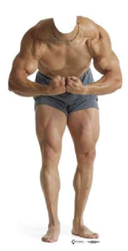 Muscle Man Lifesize Stand - In *Made to order - please allow 10 - 14 days for processing* - Zurchers