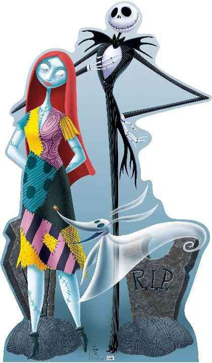 Jack, Sally, and Zero Lifesize Standup *Made to order - please allow 10 - 14 days for processing* - Zurchers