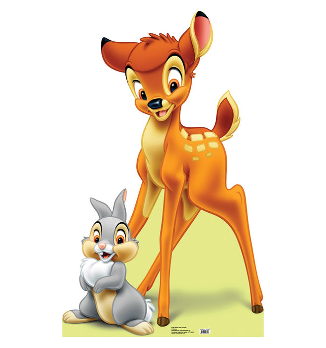 Life - size Bambi and Thumper Cardboard Cutout *Made to order - please allow 10 - 14 days for processing* - Zurchers