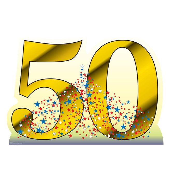 Number 50 Lifesize Standup *Made to order-please allow 10-14 days for processing*