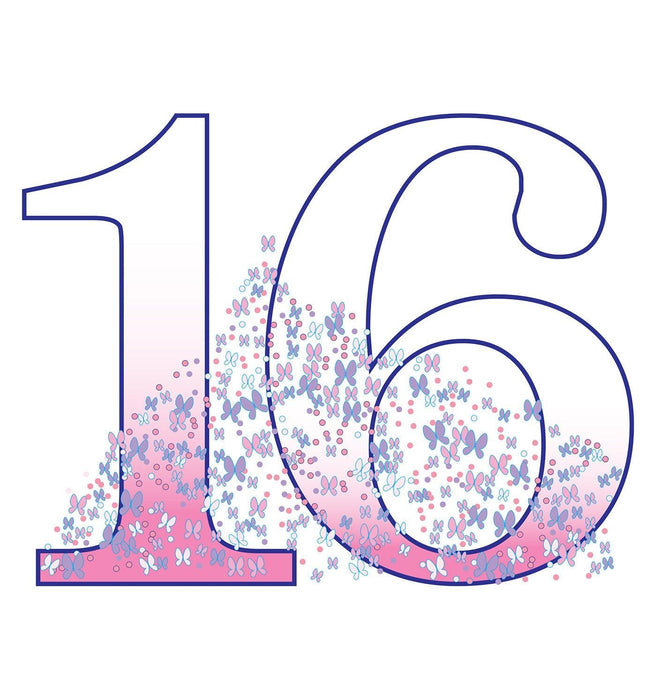 Number 16 Lifesize Standup *Made to order-please allow 10-14 days for processing*