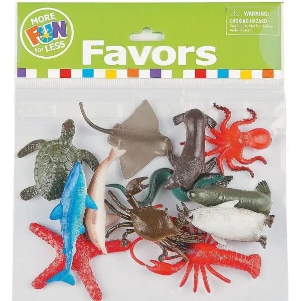 Mini Ocean Animals, 2" | 12 ct - Zurchers