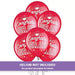 12" Graduation Latex Balloon Pack, Red | 15 ct