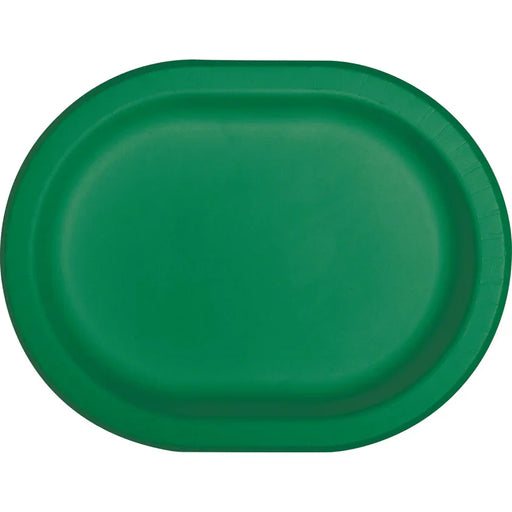 Emerald Green Oval Platter 12" | 8 ct - Zurchers