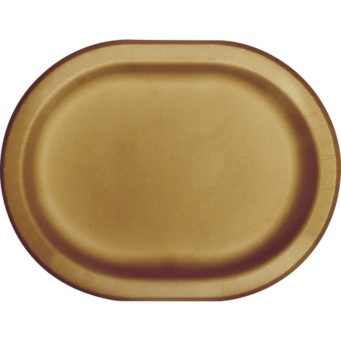 Gold Oval Platter 12" | 8 ct - Zurchers
