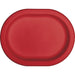 Red Oval Platter 12" | 8 ct - Zurchers