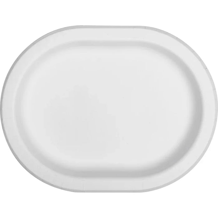 White Oval Platter 12" | 8 ct - Zurchers