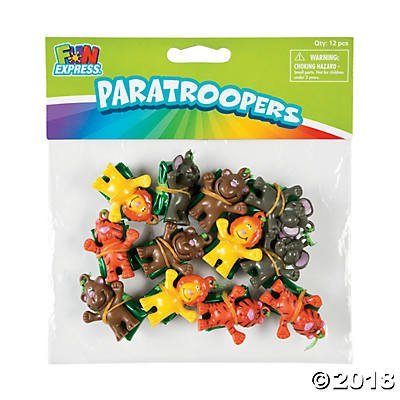 Zoo Animal Paratroopers | 12ct - Zurchers