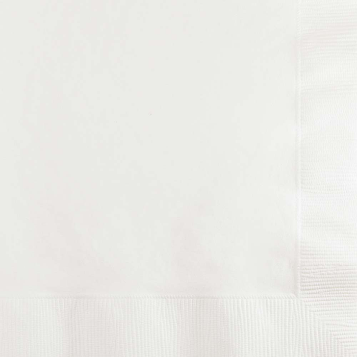White Beverage Napkins | 50ct