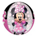 Minnie Mouse Forever Clear Orbz Balloon 15" | 1ct - Zurchers
