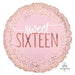 Sixteen Blush Mylar Balloon 18" | 1ct - Zurchers