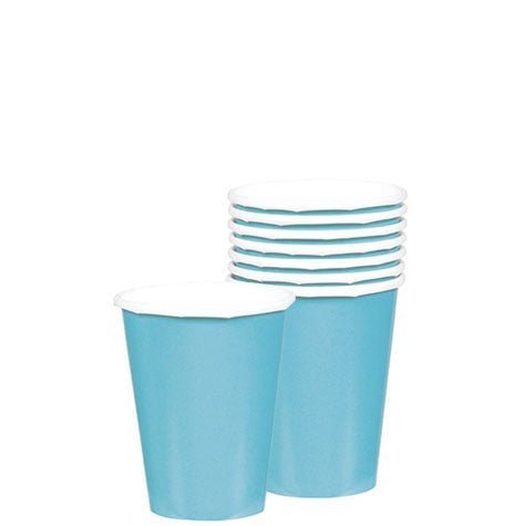 Caribbean Blue 9oz Paper Cups | 20ct - Zurchers