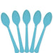 Caribbean Blue Plastic Spoons | 20ct - Zurchers