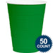 Festive Green 18oz Plastic Cups | 50ct - Zurchers