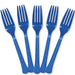 Bright Royal Blue Plastic Forks | 20ct - Zurchers