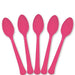 Bright Pink Plastic Spoons | 20ct - Zurchers