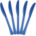 Bright Royal Blue Plastic Knives | 20ct - Zurchers